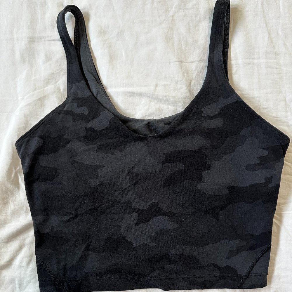 Lululemon Align Tank in Heritage 365 Camo Deep Coal Multi